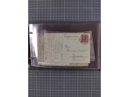 Italien: 1899/1939, interessante Sammlung der Inlands-Schiffspost mit ca. 100 Karten und GSK, dabei viele verschiedene und kl