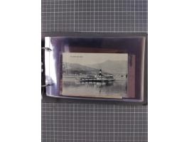 Italien: 1899/1939, interessante Sammlung der Inlands-Schiffspost mit ca. 100 Karten und GSK, dabei viele verschiedene und kl