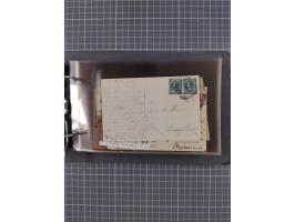 Italien: 1899/1939, interessante Sammlung der Inlands-Schiffspost mit ca. 100 Karten und GSK, dabei viele verschiedene und kl