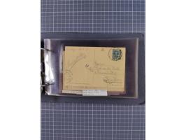 Italien: 1899/1939, interessante Sammlung der Inlands-Schiffspost mit ca. 100 Karten und GSK, dabei viele verschiedene und kl