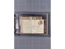 Italien: 1899/1939, interessante Sammlung der Inlands-Schiffspost mit ca. 100 Karten und GSK, dabei viele verschiedene und kl