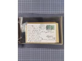 Italien: 1899/1939, interessante Sammlung der Inlands-Schiffspost mit ca. 100 Karten und GSK, dabei viele verschiedene und kl