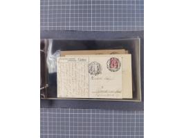 Italien: 1899/1939, interessante Sammlung der Inlands-Schiffspost mit ca. 100 Karten und GSK, dabei viele verschiedene und kl