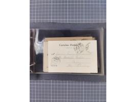 Italien: 1899/1939, interessante Sammlung der Inlands-Schiffspost mit ca. 100 Karten und GSK, dabei viele verschiedene und kl