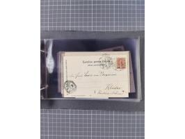 Italien: 1899/1939, interessante Sammlung der Inlands-Schiffspost mit ca. 100 Karten und GSK, dabei viele verschiedene und kl