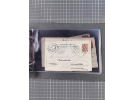 Italien: 1899/1939, interessante Sammlung der Inlands-Schiffspost mit ca. 100 Karten und GSK, dabei viele verschiedene und kl