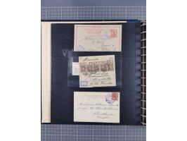 1872/1939, kleiner Bestand mit ca. 80 Briefen, Karten und GSK sowie vielen losen Marken und Briefstücken mit Schiffspoststemp