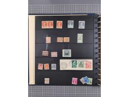 1872/1939, kleiner Bestand mit ca. 80 Briefen, Karten und GSK sowie vielen losen Marken und Briefstücken mit Schiffspoststemp