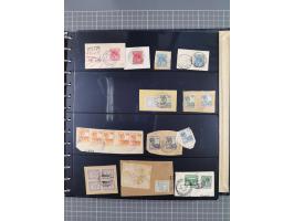 1872/1939, kleiner Bestand mit ca. 80 Briefen, Karten und GSK sowie vielen losen Marken und Briefstücken mit Schiffspoststemp