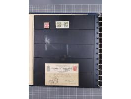 1872/1939, kleiner Bestand mit ca. 80 Briefen, Karten und GSK sowie vielen losen Marken und Briefstücken mit Schiffspoststemp