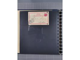 1872/1939, kleiner Bestand mit ca. 80 Briefen, Karten und GSK sowie vielen losen Marken und Briefstücken mit Schiffspoststemp