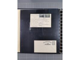 1872/1939, kleiner Bestand mit ca. 80 Briefen, Karten und GSK sowie vielen losen Marken und Briefstücken mit Schiffspoststemp