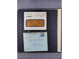 1872/1939, kleiner Bestand mit ca. 80 Briefen, Karten und GSK sowie vielen losen Marken und Briefstücken mit Schiffspoststemp