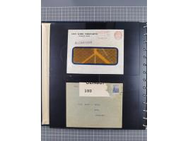 1872/1939, kleiner Bestand mit ca. 80 Briefen, Karten und GSK sowie vielen losen Marken und Briefstücken mit Schiffspoststemp