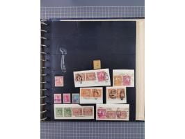 1872/1939, kleiner Bestand mit ca. 80 Briefen, Karten und GSK sowie vielen losen Marken und Briefstücken mit Schiffspoststemp