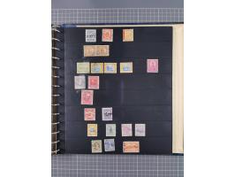 1872/1939, kleiner Bestand mit ca. 80 Briefen, Karten und GSK sowie vielen losen Marken und Briefstücken mit Schiffspoststemp