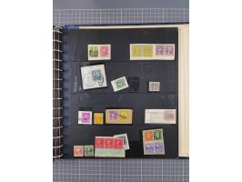 1872/1939, kleiner Bestand mit ca. 80 Briefen, Karten und GSK sowie vielen losen Marken und Briefstücken mit Schiffspoststemp