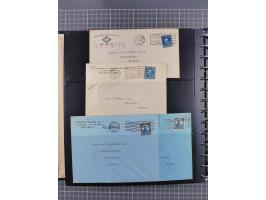 1872/1939, kleiner Bestand mit ca. 80 Briefen, Karten und GSK sowie vielen losen Marken und Briefstücken mit Schiffspoststemp