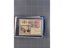 1829/1970 (ca.), interessanter Bestand mit über 100 Briefen, Karten und Ganzsachen inkl. Belege mit handschriftlichen Leitver