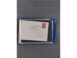 1829/1970 (ca.), interessanter Bestand mit über 100 Briefen, Karten und Ganzsachen inkl. Belege mit handschriftlichen Leitver