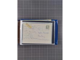 1829/1970 (ca.), interessanter Bestand mit über 100 Briefen, Karten und Ganzsachen inkl. Belege mit handschriftlichen Leitver