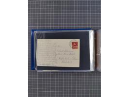 1829/1970 (ca.), interessanter Bestand mit über 100 Briefen, Karten und Ganzsachen inkl. Belege mit handschriftlichen Leitver