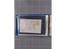 1829/1970 (ca.), interessanter Bestand mit über 100 Briefen, Karten und Ganzsachen inkl. Belege mit handschriftlichen Leitver