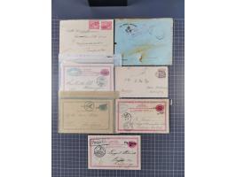 1829/1970 (ca.), interessanter Bestand mit über 100 Briefen, Karten und Ganzsachen inkl. Belege mit handschriftlichen Leitver