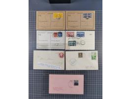 1829/1970 (ca.), interessanter Bestand mit über 100 Briefen, Karten und Ganzsachen inkl. Belege mit handschriftlichen Leitver