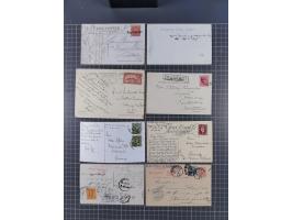 1829/1970 (ca.), interessanter Bestand mit über 100 Briefen, Karten und Ganzsachen inkl. Belege mit handschriftlichen Leitver