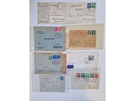 1893/1945 (ca.), interessanter Bestand mit ca. 100 Briefen, Karten und GSK mit Schwerpunkt bis in die 1930er-Jahre. Dabei u.a