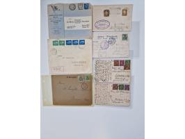 1893/1945 (ca.), interessanter Bestand mit ca. 100 Briefen, Karten und GSK mit Schwerpunkt bis in die 1930er-Jahre. Dabei u.a