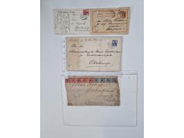 1893/1945 (ca.), interessanter Bestand mit ca. 100 Briefen, Karten und GSK mit Schwerpunkt bis in die 1930er-Jahre. Dabei u.a