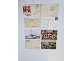 1893/1945 (ca.), interessanter Bestand mit ca. 100 Briefen, Karten und GSK mit Schwerpunkt bis in die 1930er-Jahre. Dabei u.a