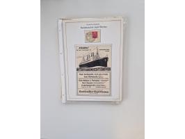 1893/1945 (ca.), interessanter Bestand mit ca. 100 Briefen, Karten und GSK mit Schwerpunkt bis in die 1930er-Jahre. Dabei u.a