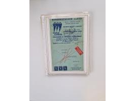 1893/1945 (ca.), interessanter Bestand mit ca. 100 Briefen, Karten und GSK mit Schwerpunkt bis in die 1930er-Jahre. Dabei u.a