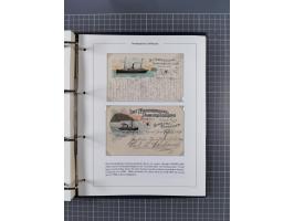 NORWEGEN: 1838/1980 (ca.), umfangreiche Sammlung “Norwegische Schiffspost” mit ca. fast 700 Briefen, Karten und GSK bis ca. 1