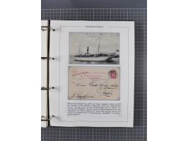 NORWEGEN: 1838/1980 (ca.), umfangreiche Sammlung “Norwegische Schiffspost” mit ca. fast 700 Briefen, Karten und GSK bis ca. 1