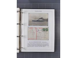 NORWEGEN: 1838/1980 (ca.), umfangreiche Sammlung “Norwegische Schiffspost” mit ca. fast 700 Briefen, Karten und GSK bis ca. 1