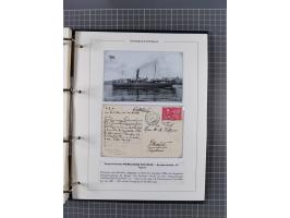 NORWEGEN: 1838/1980 (ca.), umfangreiche Sammlung “Norwegische Schiffspost” mit ca. fast 700 Briefen, Karten und GSK bis ca. 1