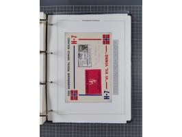 NORWEGEN: 1838/1980 (ca.), umfangreiche Sammlung “Norwegische Schiffspost” mit ca. fast 700 Briefen, Karten und GSK bis ca. 1