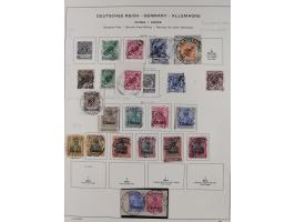 1884/14, China, Marokko und Türkei, meist gestempelte Teilsammlung ab Aufdruckausgaben, meist gute Erhaltung, mit einigen Bel