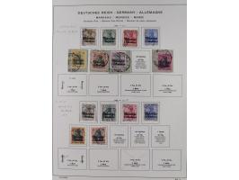 1884/14, China, Marokko und Türkei, meist gestempelte Teilsammlung ab Aufdruckausgaben, meist gute Erhaltung, mit einigen Bel