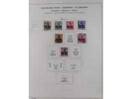 1884/14, China, Marokko und Türkei, meist gestempelte Teilsammlung ab Aufdruckausgaben, meist gute Erhaltung, mit einigen Bel