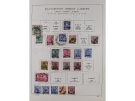 1884/14, China, Marokko und Türkei, meist gestempelte Teilsammlung ab Aufdruckausgaben, meist gute Erhaltung, mit einigen Bel