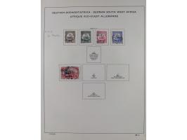 1890/14, Deutsch-Ostafrika bis Togo, meist gestempelte Teilsammlung ab Aufdruckausgaben, dabei G.R.I. Aufdruck Samoa Mi.1PFII