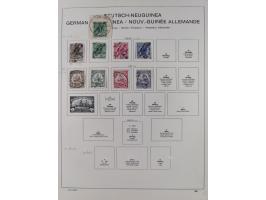 1890/14, Deutsch-Ostafrika bis Togo, meist gestempelte Teilsammlung ab Aufdruckausgaben, dabei G.R.I. Aufdruck Samoa Mi.1PFII
