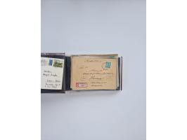 1872/1970 (ca.), über 1400 Briefe, Karten und GSK mit Schwerpunkt vor 1950, dabei viel Feldpost I. und II. WK, viele R-Briefe