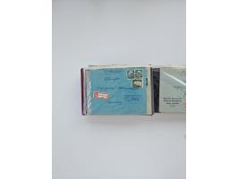 1872/1970 (ca.), über 1400 Briefe, Karten und GSK mit Schwerpunkt vor 1950, dabei viel Feldpost I. und II. WK, viele R-Briefe