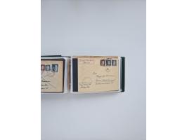 1872/1970 (ca.), über 1400 Briefe, Karten und GSK mit Schwerpunkt vor 1950, dabei viel Feldpost I. und II. WK, viele R-Briefe